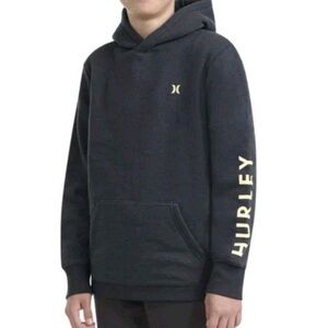 HURLEY YOUTH FLEECE HOODIE XL(18/20) ANTHRACITE